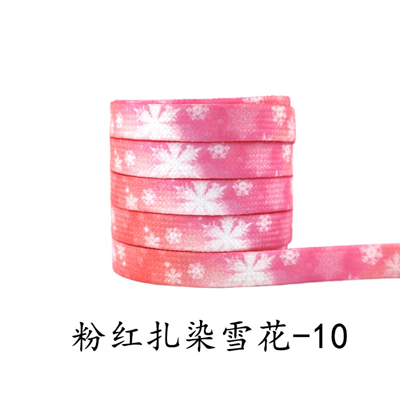Pink tie dye snowflake-10