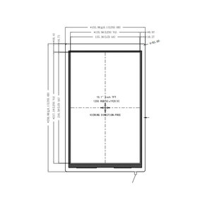 หน้าจอความสว่างสูงขนาด10.1นิ้ว1200x1920จอแสดงผล LCD ขนาด900nits IPS MIPI TFT - Product Image 2