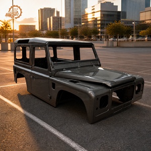 Promotion : Cabine complète de remplacement en acier anti-corrosion avec apprêt, conduite à gauche (LHD) pour Land <span class=keywords><strong>Rover</strong></span> Defender 90 TD4 1998 - Product Image 1