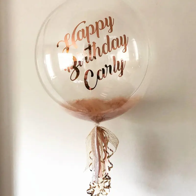 Balon BoBo transparan grosir untuk dekorasi pesta Hari Valentine
