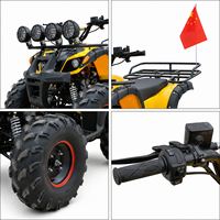 Quad à essence pour enfants 125cc 150cc, 4 roues, avec 4 phares LED, tout-terrain, course hors route