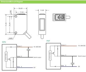 PTV-D30P อุตสาหกรรมเซ็นเซอร์ akusense ตรวจจับได้อย่างชาญฉลาด30ซม. ตรวจจับ10-30V PNP เอาต์พุต PTV-D30P PTV-D30P อุตสาหกรรม - Product Image 2