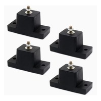 Support antichoc en caoutchouc pour climatiseur, isolateur de vibrations pour compresseur extérieur, utilisation murale ou sur plateforme