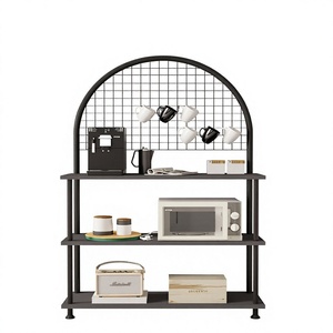 Estante de Almacenamiento para Cocina, Soporte para Horno de Microondas, Organizador de Cocina, Estación de Café, Estantería de Cocina de 3 Niveles - Product Image 1