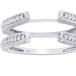 Quality Assurance Brand Anniversary Romantic <b>Couple</b> Engagement Wedding <b>Ring</b> Natural Diamond Yellow Gold Brilliant Cut - Product Image 2