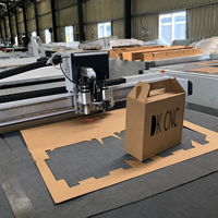 Máquina de Corte CNC Digital de Cama Plana con Cuchilla Oscilante para Cajas de Cartón Corrugado y Tablero KT