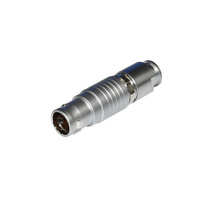 Connecteur hybride pneumatique et électrique pour appareils de beauté, connecteur circulaire auto-verrouillant à poussée-tirage, multicanal, fluide
