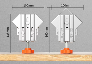 Soporte de ángulo recto de acero inoxidable, abrazadera de soldadura para carpintería, herramienta auxiliar para soldar y fijar. - Product Image 6