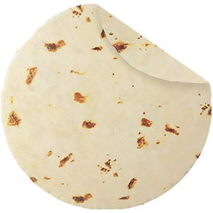 Manta de Franela con Diseño Divertido de Panqueque Volador y <span class=keywords><strong>Pizza</strong></span>, Estilo Europeo Americano, para Aire Acondicionado, Venta al Por Mayor. - Product Image 2