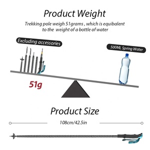 KingGear Cột Sinh Tồn Chiến Thuật Leo Núi Đa Năng Bằng Nhôm Gấp Gọn Gậy Đi Bộ Chiến Thuật - Product Image 5