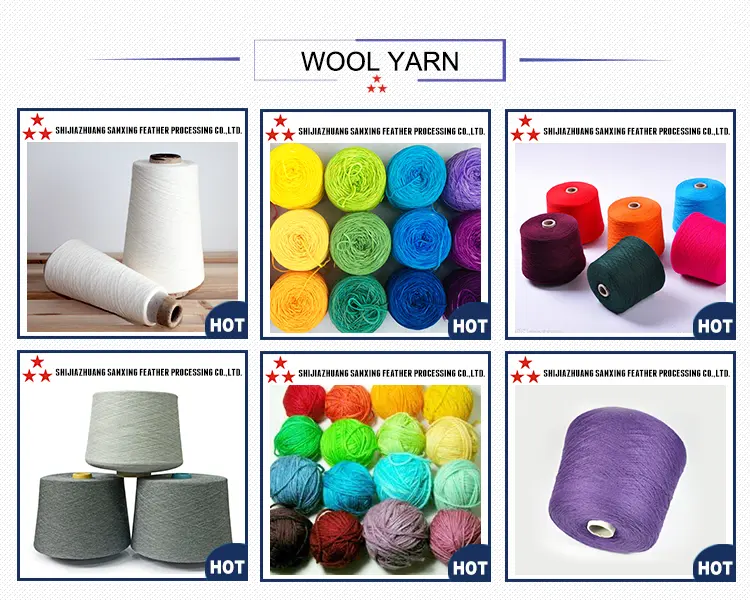 ¡Venta caliente! Hilo de lana 100% colorido para tejer, alta calidad, precio de fábrica