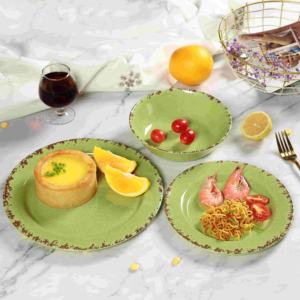 Juego de <span class=keywords><strong>vajilla</strong></span> de <span class=keywords><strong>melamina</strong></span> de <span class=keywords><strong>12</strong></span> <span class=keywords><strong>piezas</strong></span>, juego de platos y cuencos de plástico de cocina irrompibles para uso en interiores y exteriores, <span class=keywords><strong>vajilla</strong></span> - Product Image 5