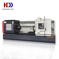 Torno CNC horizontal de alta precisión para metal, controlador CNC GSK/Fanuc opcional, modelo CK6180X2000