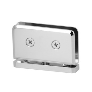 Factory Customized Solid Forged Brass Glass <strong>Round</strong> Corner Shower <strong>Hinge</strong> Installed From Top to Bottom - Product Image 1