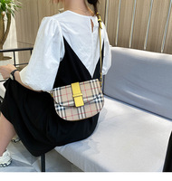 Sac bandoulière unique pour femme BG-0057, sac à main en cuir à carreaux, mini sacs à main pour femme, design de créateur de mode