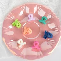 Mini pinces à cheveux en plastique colorées et mignonnes pour filles, accessoires pour cheveux en gros