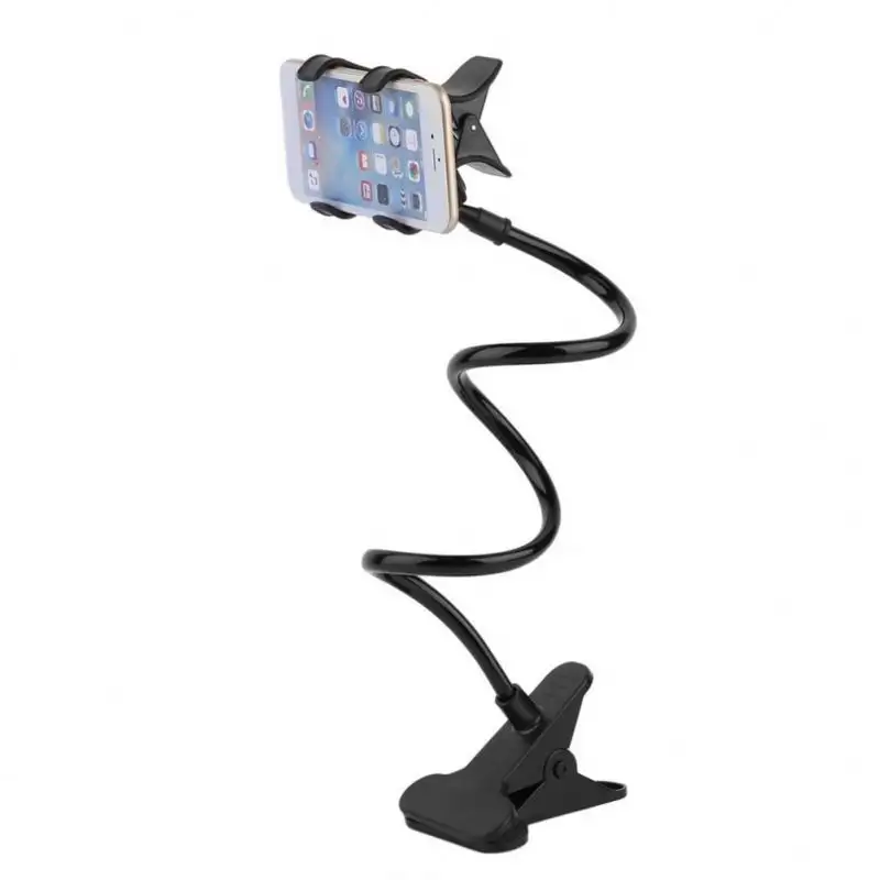 Universal Lazy Phone Holder Arm Flexible Mobile Phone Stand Stents Holder Bed Desk Table Clip Gooseneck Bracket for Phone