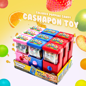 Candy Wholesale Custom Private Label <strong>Mini</strong> Gashapon Machine with Colorful Candy <strong>Eggs</strong> Tasty Popping Bites Interactive Design <strong>Bulk</strong> - Product Image 1