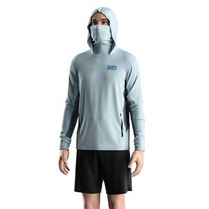 Sweat à capuche de pêche à thème dessin animé, respirant et léger, protection solaire UPF50+, masque intégré pour une couverture maximale - Product Image 6