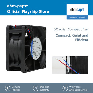 Ventilateur axial de refroidissement haute vitesse pour équipement industriel ebm-papst 8214JH3 24V DC 80mm - Product Image 2