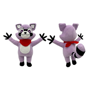 Nouveaux jouets en peluche Indigo Park, Rambly Mollie Macaw Raccoon, peluches, poupée, jouet en peluche, oreiller, cadeau de dessin animé pour les fans, collection - Product Image 4