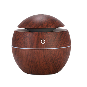 130ML de aceite esencial de aire humidificador ultrasónico de grano de madera luces LED de aceite de fragancia difusores USB difusor de aromaterapia - Product Image 2