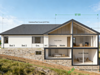 Villa modulaire en structure acier préfabriquée, ignifuge, à isolation thermique, système d'économie d'énergie, conception moderne pour hôtels et appartements