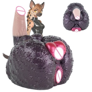 Masturbador Masculino de Silicona de Doble Canal G6627 Hyena Hip con Dildo de Animal, Vagina Real, Bolsillo para Pene, Fetiche, Estimulador de Pene, Muñeca Sexual - Product Image 1