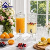 4,3L Nieuwe Glazen Wijn- en Bierdispenser Glazen Tank Water Brazilië Home Collection Sapdispensers Deksel en Kraan Op Maat