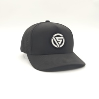 Venta al por mayor 5 Panel PVC parche ajustable Snapback verano al aire libre hombres personalizado Golf sombrero deporte gorra de béisbol
