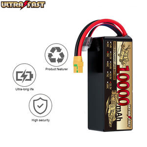 초고속 10000mah 22.2v 35c 도매 리튬 이온 배터리 팩 신기술 <span class=keywords><strong>RC</strong></span> 항공기 농업 드론 500-1000 - Product Image 5