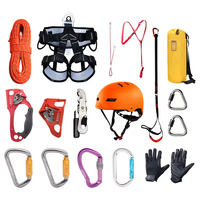 Harnais d'équipement de sauvetage Combinaison d'évasion descendante en polyester et en aluminium Kit de sauvetage d'urgence Fire Escape Home Suit