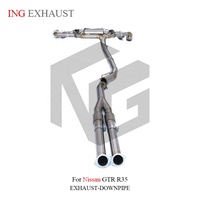 Système d'échappement Cat-Back Valvetronic en titane ING pour Nissan GT-R R35, pièces de tuning ultra-légères haute performance, vente en gros