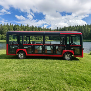 Águila patrullando Puntos escénicos y hoteles carros de golf 14 asientos carro de golf de turismo eléctrico de cuerpo ancho - Product Image 5