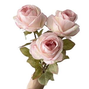 Composizione Floreale Artificiale in Seta Stile Instagram, Rose Realistiche di Alta Qualità per Decorazioni Matrimoniali e <span class=keywords><strong>Centrotavola</strong></span> per Soggiorno - Product Image 5