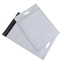 Sacs d'expédition en LDPE, pochettes postales avec poignée, fermeture robuste, résistantes à la déchirure, imperméables, épaisses, pour vêtements, livraison express CE