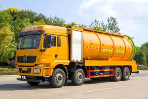 Camion de nettoyage et d'aspiration des eaux usées manuel diesel China Shanqi 8x4, 32 mètres cubes, Weichai 430 ch, émission Euro 6 - Product Image 2