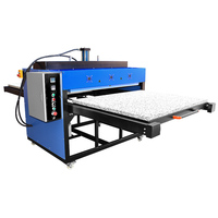 Machine de presse à chaud de sublimation pneumatique de grand format état neuf semi-automatique pour le transfert de tente t-shirts casquettes autres impressions