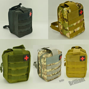 Bolsa de botiquín de primeros auxilios, botiquín de primeros auxilios de supervivencia para acampar al aire libre con suministros médicos de emergencia esenciales - Product Image 2