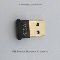 Ventes Flash Adaptateur Dongle Bluetooth 5.3 USB Basse Consommation pour Ordinateur, Souris, Ordinateur Portable, Clavier et Récepteur d'Accessoires