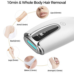 Épilateur IPL 3 en 1 pour l'épilation permanente du corps, du bikini, du visage, des jambes, du dos, des lèvres, des bras, des <span class=keywords><strong>aisselles</strong></span>, avec lunettes de protection, pour femmes - Product Image 2