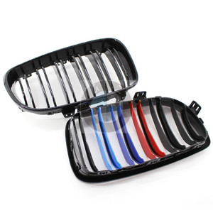 Parrilla Estilo M para BMW E81 E87, Negro Brillante, Plástico ABS, Repuesto para Parachoques Delantero, 51137166439 - Product Image 2