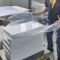 Feuille de PVC blanche, feuille de plastique rigide pour l'emballage sous blister et le thermoformage