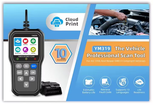 WOHEFU OBDII Scanner Check Engine System Leitor de Código <span class=keywords><strong>Multi</strong></span>-idioma Limpar/Apagar Códigos <span class=keywords><strong>Tester</strong></span> Bateria OBD2 Car Diagnostic Tool - Product Image 3