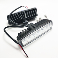 Nouvelle barre lumineuse de travail LED SMD 3030 DC 12-80V 18W, phare de conduite en aluminium de 6 pouces pour 4x4, VTT, UTV, SUV, camion, moto