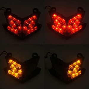 Feu arrière LED intégré Lavitin avec clignotants pour moto <span class=keywords><strong>KAWASAKI</strong></span> Z125 Pro <span class=keywords><strong>2017</strong></span>-2025 Z800 ZX-6R 2013-2018 Pièces - Product Image 2