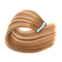 Extensions Adhésives Cheveux 100% Humains Remy Russes Sans Coutures Invisibles Double Épaisseur Extra Longues