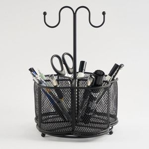 Organisateur de stylos en maille métallique motif fleur de prunier pour bureau, étudiant, support de stylos créatif et personnalisé pour bureau, sur mesure - Product Image 5