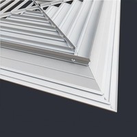 Système de ventilation à forte demande Diffuseur d'air en plastique ABS de haute qualité - Installation facile, montage au sol pour bureau
