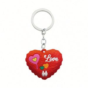 Personal Factory Made Key Ring Pendant Heart Shape Cat Ear <b>Keychain</b> With Multi-function Decoration - Product Image 1